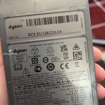 Dyson V12 Parçasının Ücretli Değiştirilmesi