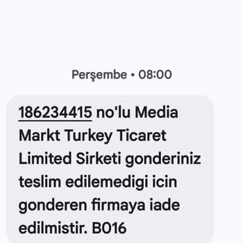 Yanlış Ürün Sipariş Edildi, İade Belgeli Olmasına Rağmen Ücret İadesi Yapılmadı