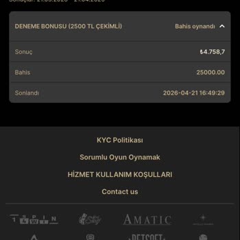 Skorbet Deneme Bonusundan Kazandığım 2.500 TL Çekim Talebimin Reddedilmesi ve Destek Oyalaması