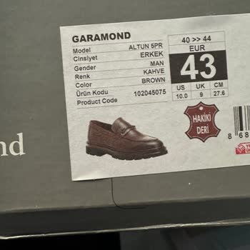 Yanlış Beden Ve Çatlamış Ayakkabı, İade Talebi