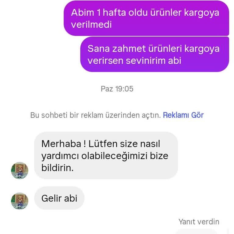 Havale İle Ödenen Parfümler Kargoya Verilmedi Ve Satıcı Yanıt Vermiyor