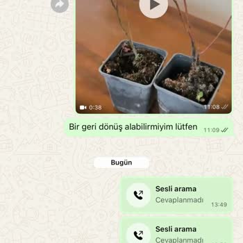 Kuru Ve Hasarlı Fidanlar İçin İade Talebine Cevap Vermeyen Şirket