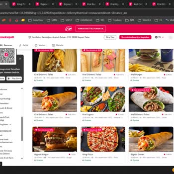Kral Dönerci Talas’ın Çoklu Sayfaları Yanıltıcı Fiyat Ve Kampanya Sunuyor