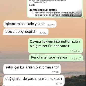 Renk Uyuşmazlığı Nedeniyle İade Talebim Kabul Edilmedi