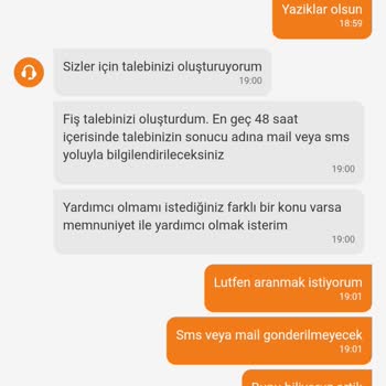 Faturamı İstediğimde Çelişkili Bilgiler Ve Hiçbir E-posta Gönderilmedi