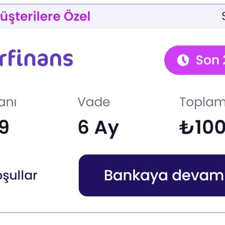 Getir Finans Kampanyasındaki 1.89% Faiz Oranı Gerçekleşmedi