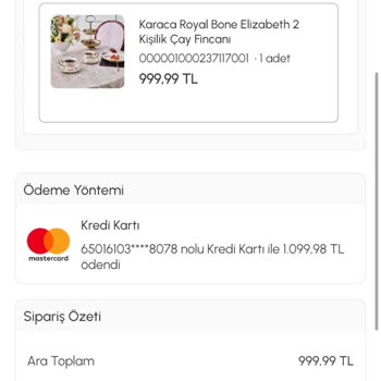 Karaca Züccaciye Kargo Ücreti İadesi Gerçekleşmedi ve Açıklama Talep Ediyorum