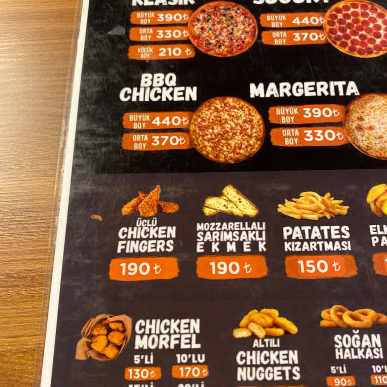 Menüde Görünen BBQ Chicken Ürünü Şubelerde Sunulamıyor