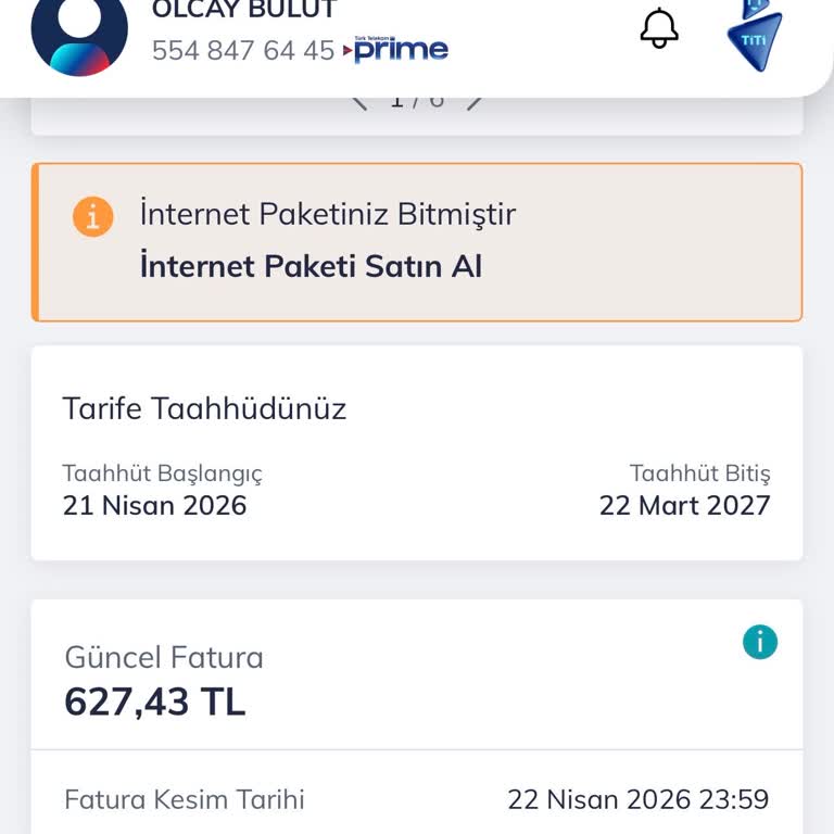 Tarife Geçişi Sonrası Çifte Ücretlendirme Ve Haksız Fatura İptali Talebi