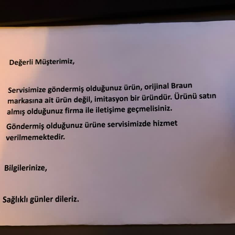 idefix'te Satın Aldığım Braun Silk Expert Pro 5 Ürünün Sahte Olduğu Ve Para İadesi Reddi