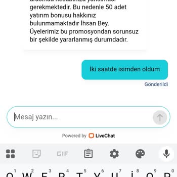 Bonus Verilmemesi Ve Canlı Desteğin Saygısız Tutumu