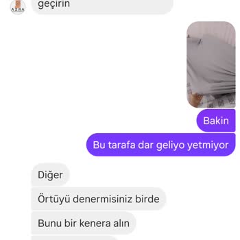 Defolu Ve Küçük Koltuk Örtüsü İçin İade Talebi