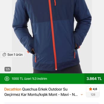 Hepsiburada’da Mont Fiyatı Decathlon’dan Üç Kat Daha Yüksek