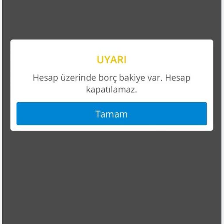 Borcu Olmadığına Rağmen Hesabım Kapanmıyor Ve Müşteri Hizmetlerinden Yanıt Alamıyorum