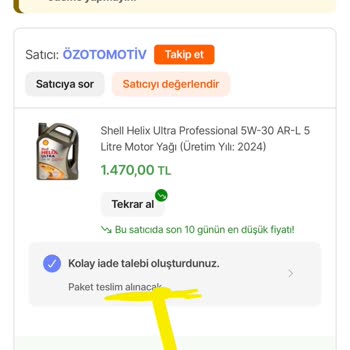 Silinmiş Üretim Tarihli Motor Yağında Güven Sorunu