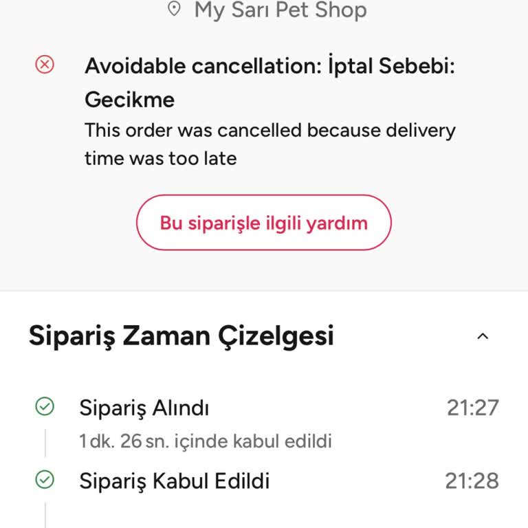 Teslim Edilen Ürün İptal Edildi, Ödeme Kesildi Ve Destek Alınamıyor