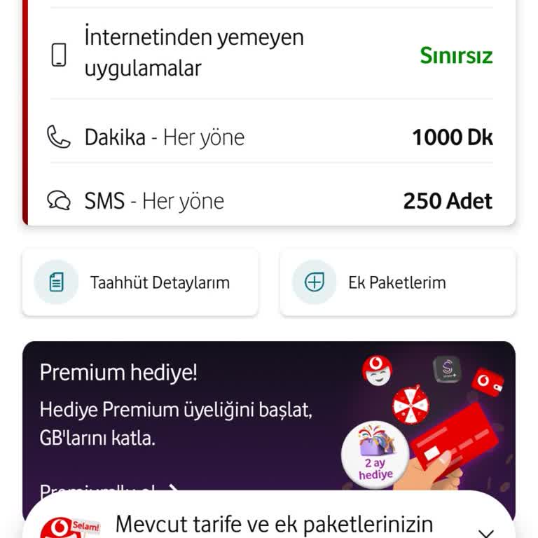 Vodafone’un Sözünü Tutmaması Ve Red Özel 20 GB Paketi İçin Geri Dönüş Yapmaması