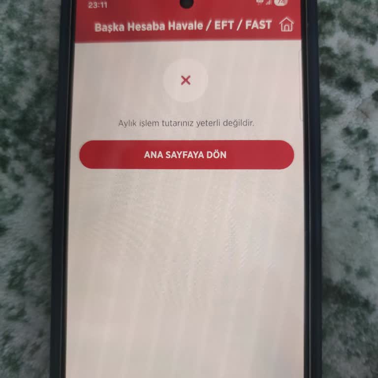Mobil Bankacılıkta Aylık EFT Limiti Sorunu Ve Acil Çözüm Talebi