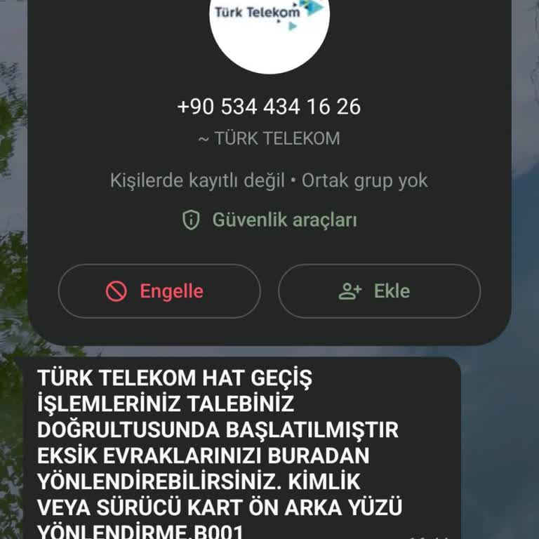 Kimlik Fotoğrafı Talep Eden Sahte Vodafone Araması Ve Güvenlik Açığı