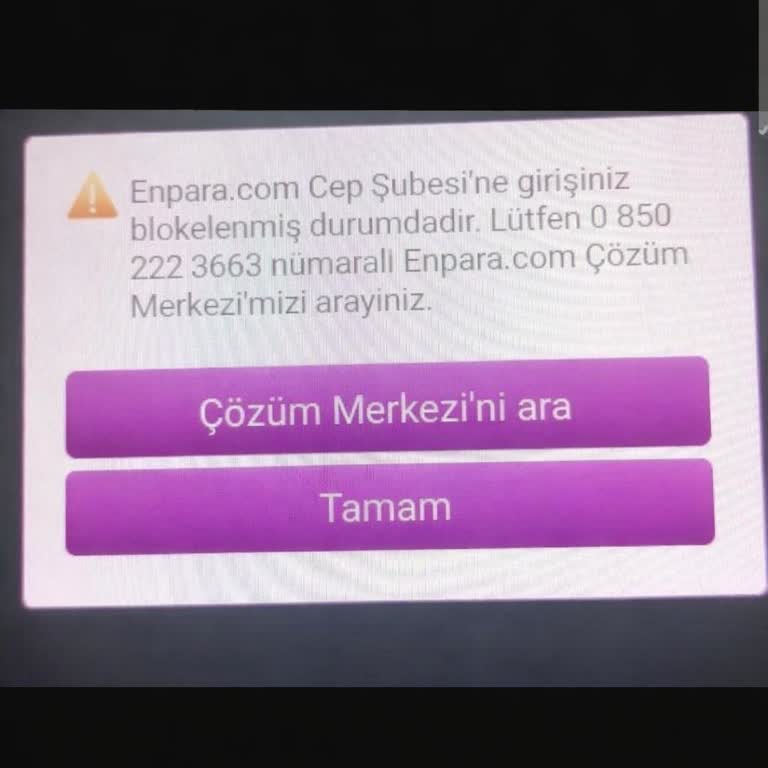 Banka Hesabım Blokeli, 100 Bin TL Çekim Sonrası Destek Yok