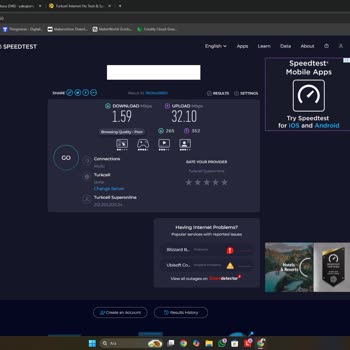 Taahhüt Edilen 500 Mbps Hız Sağlanmıyor Ve Müşteri Hizmetleri Yanıltıyor