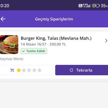 Burger King Whopper Menüsü Gıda Zehirlenmesi Şikayeti