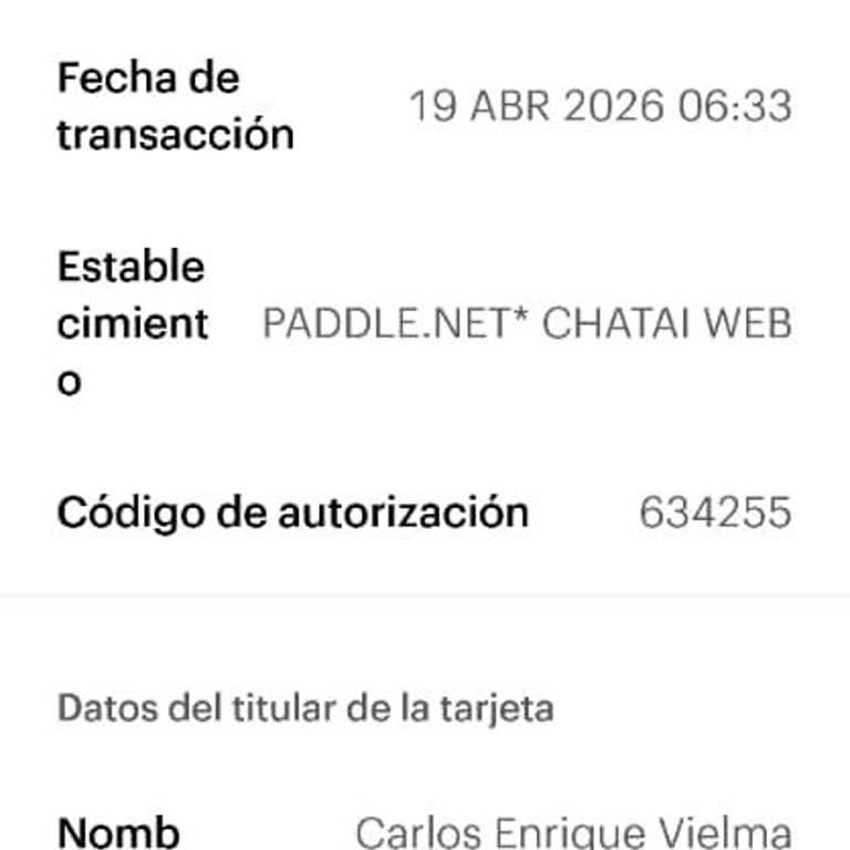 Cobro no autorizado de Paddle, exijo reembolso y explicación del caso