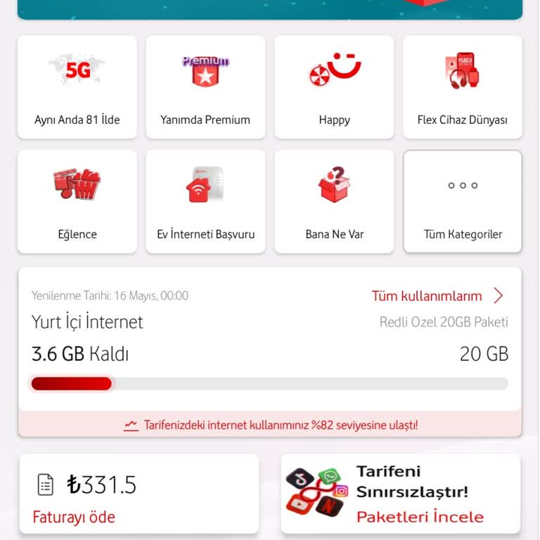 Sınırsız YouTube Hakkı Olmasına Rağmen İnternet Paketi Hızla Azalıyor