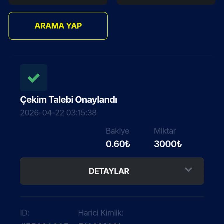 Onaylanan 3.000 TL Çekim Ücreti Hesaba Geçmedi