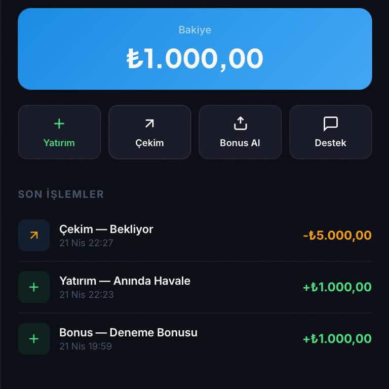 Bonus Şartlarını Tamamladım, Çekim Talebim Beklemede Ve Hesabım Engellendi