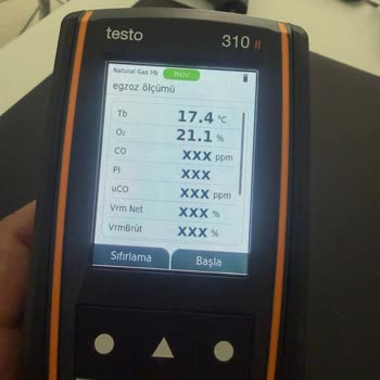 Garanti Kapsamındaki Testo 310 2 Cihazının Sıfırlanamayan Sensör Hatası