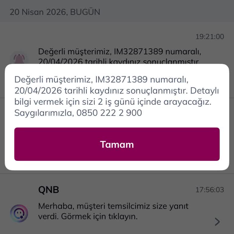 QNB Finansbank’ta Kötü Niyet İsnadıyla Kampanya Katılımımın Haksız İptali