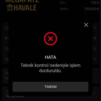 Canlı Bahis Çekiminde 96 Saatlik Engelleme Ve Destek Kesintisi