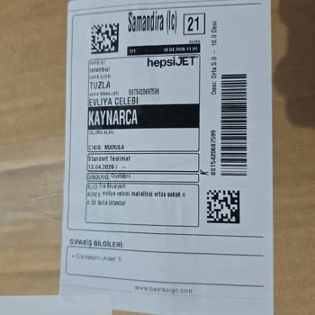 Hepsijet'te 7 Parça Ürün Gönderildi, 1 Parça Kayıp Ve Müşteri İletişim Sorunu