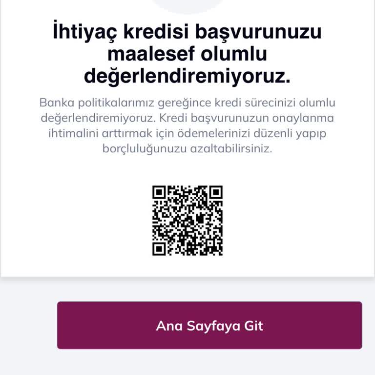 Yeni Müşteri Avantajlı Kredi Kampanyasına Reddedilme Ve Kredi Notu Düşüşü