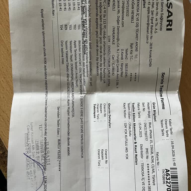 Yeni Aldığım İphone 15 Pil Performansı Sorunu Ve Değişim Talebi