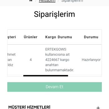 Siparişim Hazırlanıyor Olarak Kalıyor, Kargo Gecikmesi Ve İletişimsizlik