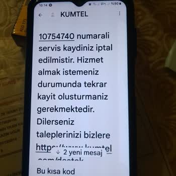 Kumtel Satış Sonrası Servis Talebi Cevapsız Ve Reddedildi