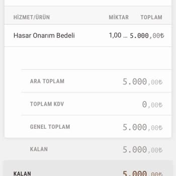 Atrius Mühendislik Taahhüt Edilen Ödemenin Gerçekleşmemesi