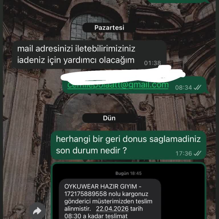 İptal İsteğim İhmal Edildi, Ürün Gönderildi Ve İade Yapılmadı