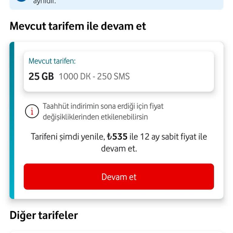 Taahhüt Bitişi Sonrası 980 TL Faturaya Ve Tutarsız Tekliflere Şikayet