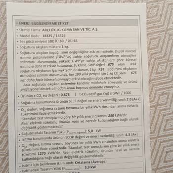 Arçelik Klima Servisi Bakır Boruyu Vermedi Ve Taşıma Sözünü Tutmadı