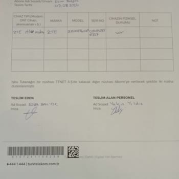 Teslim Edilen Modem Ücreti Nisan Faturasına Haksız Yansıtıldı