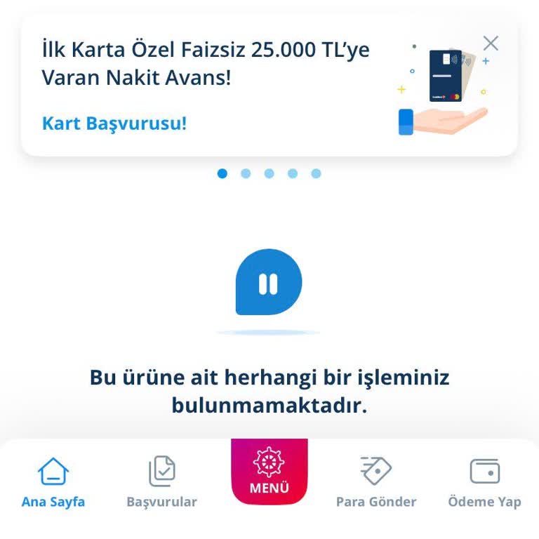 Gold Kredi Kartı Kampanyasında 25.000 TL Nakit Avans Tanımlanmadı Ve Müşteri Hizmetine Ulaşılamıyor