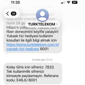 08504306895 Fibersel İletişim Şikayeti