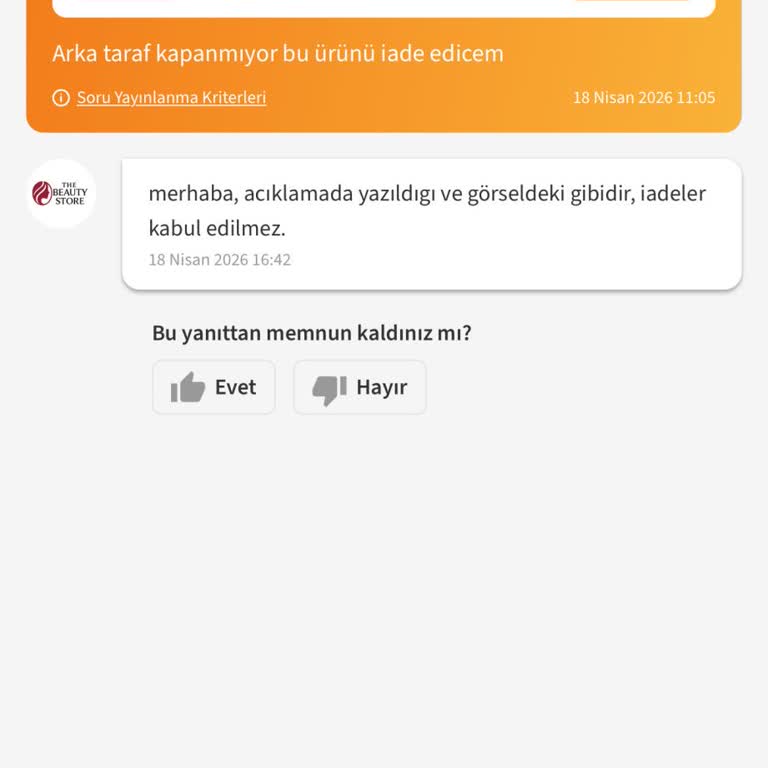 Arızalı Kaskın İadesi Reddi Ve Tam Ücret İadesi Talebi