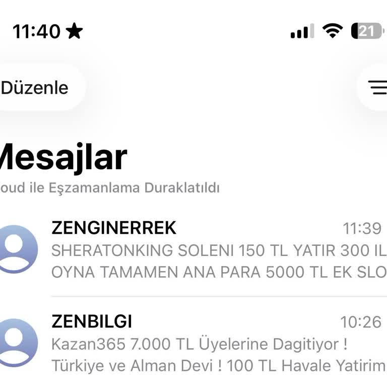 Vodafone Hattıma Gelen Bahis İçerikli SMS’ler Engellenmedi