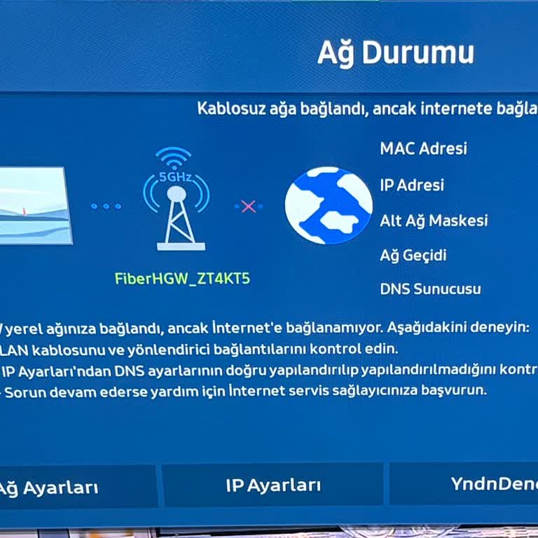 Samsung TV Wi-Fi Bağlantısı Sürekli Kesiliyor, Çözüm Bekleniyor