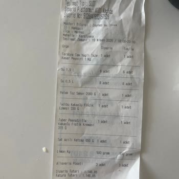 A101'de Yanlış Ürün Ve İade Reddi