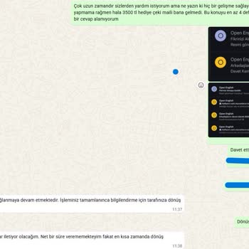 Open English’ten Sanal Kartım Gelmedi Ve 3.500 TL’lik Hakkım Teslim Edilmedi